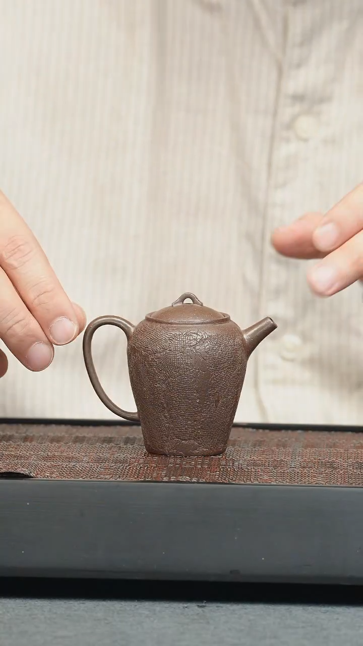 茶壶紫砂五堂 布纹不问