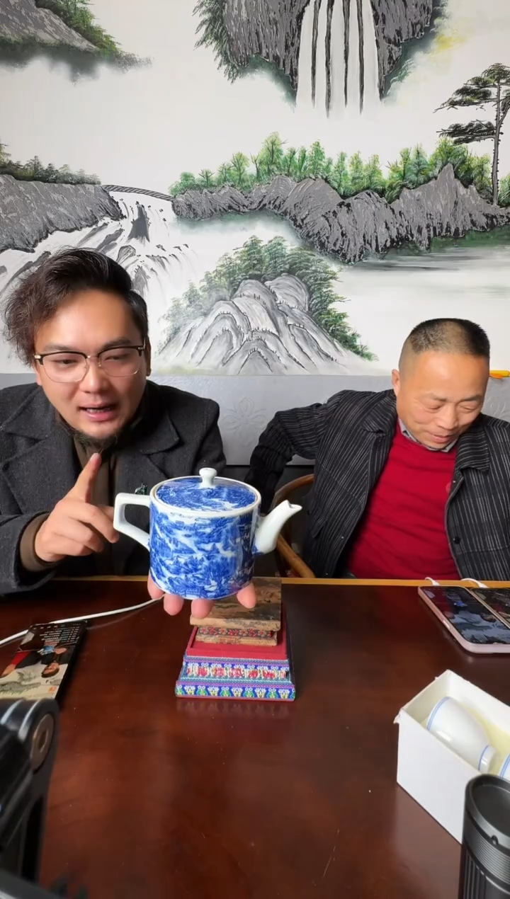 摆件陶铭博柴窑-流水55