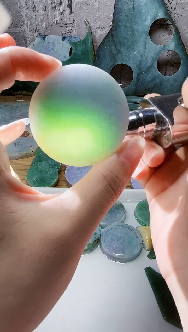 裸石翡翠天然翡翠A货757