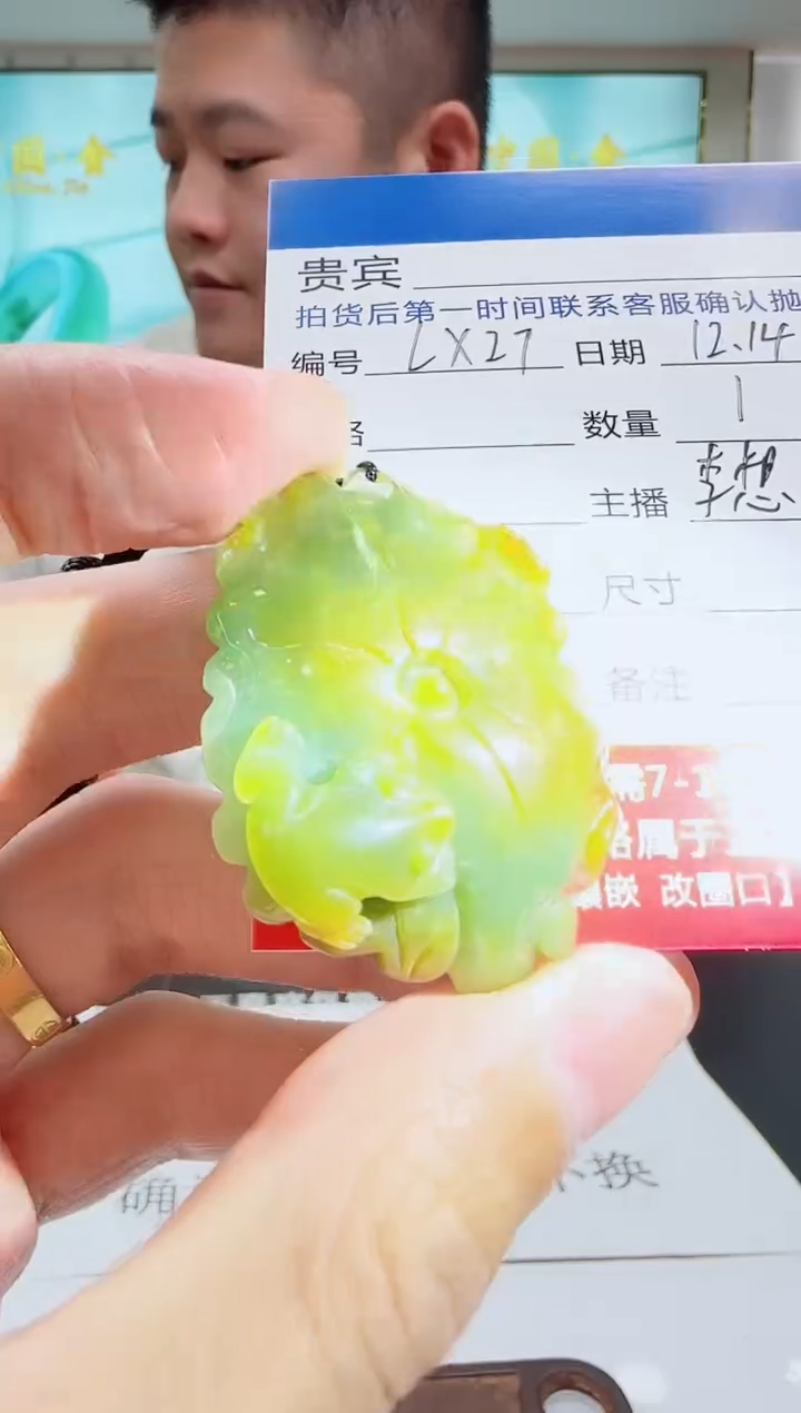 未镶嵌定制翡翠LX27翡翠吊坠-多样性发其一