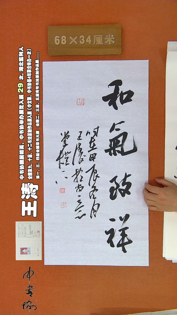 【闪购商品】书法713王涛书法作品