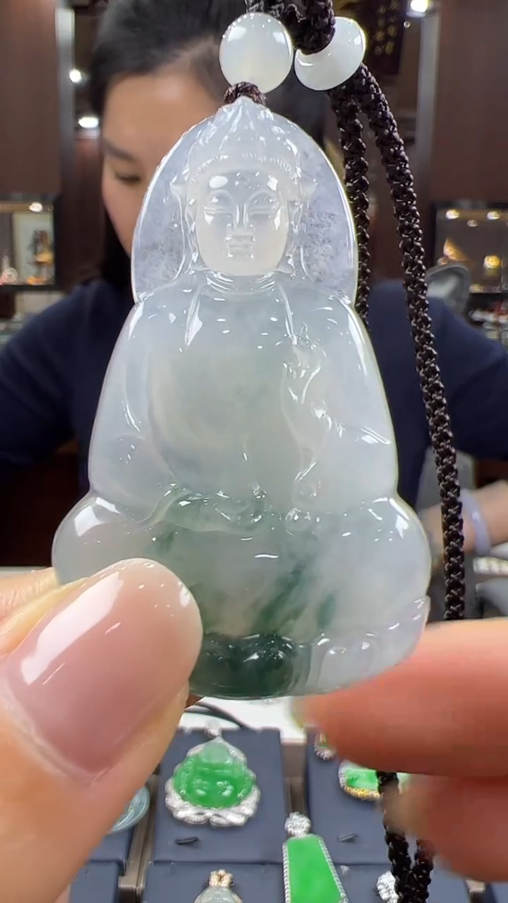 【闪购商品】翡翠挂件未镶嵌素衣