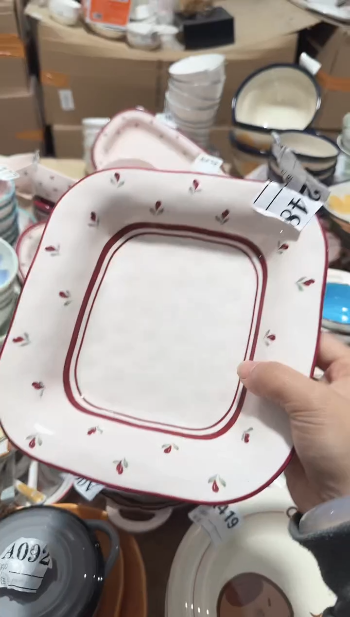 【8.5寸★2个】黑点针眼属正常陶瓷都有介意慎拍微瑕破损包赔