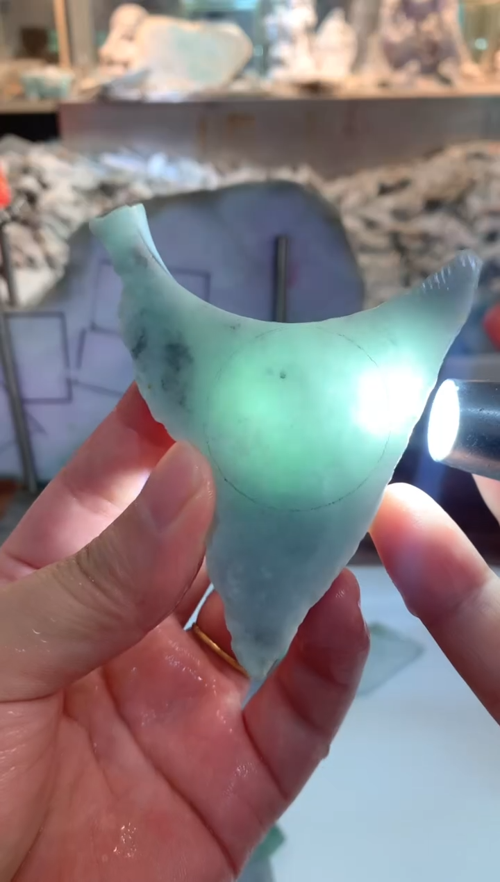 未镶嵌挂件翡翠0朱0翡翠珠宝652