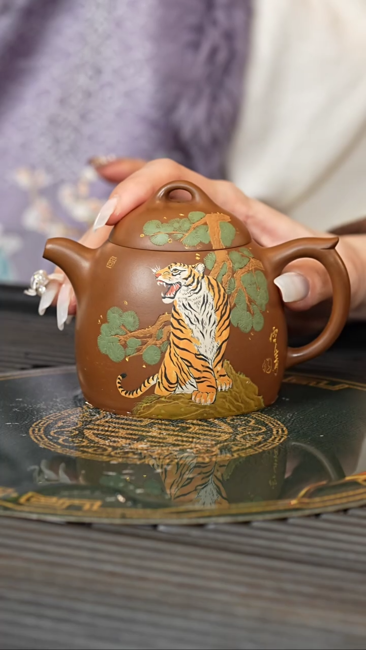 【闪购商品】紫砂茶壶SJK 底槽清 秦权 270cc