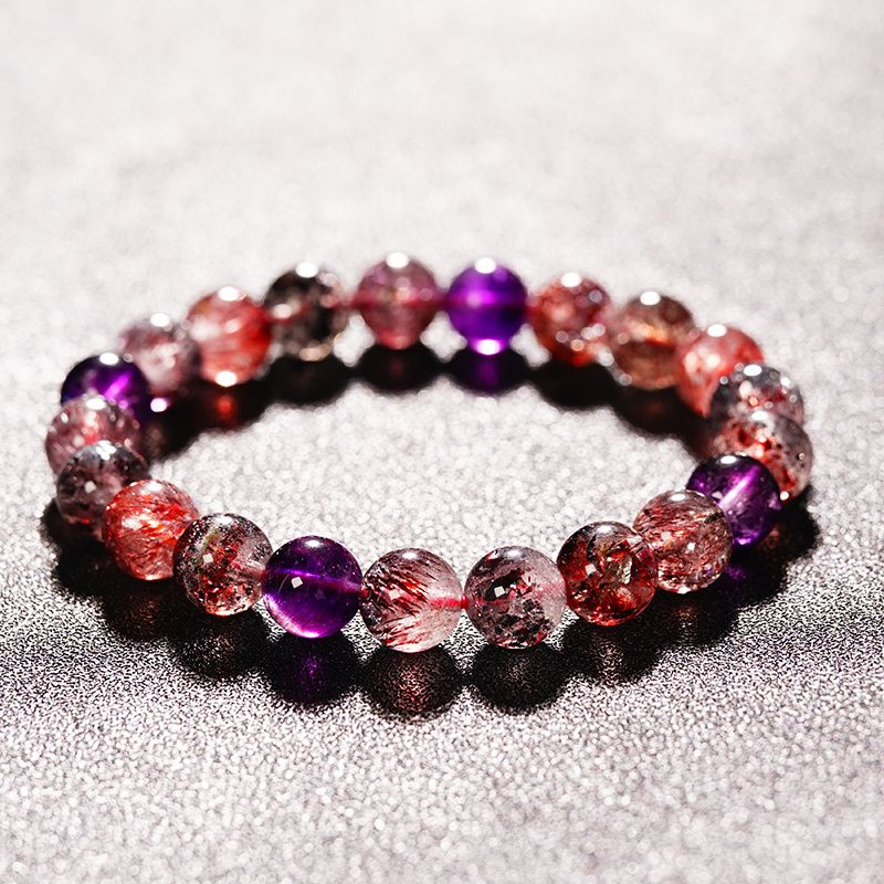 【逍遥】水晶超七烟花手链*KTLZ/A9960/多样性发/1件