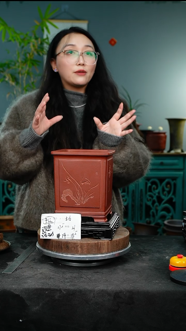 紫砂花盆516+s紫砂花盆