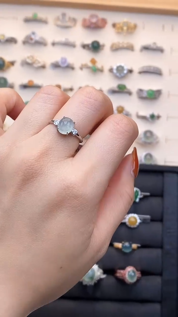 【闪购商品】翡翠戒指未镶嵌女款