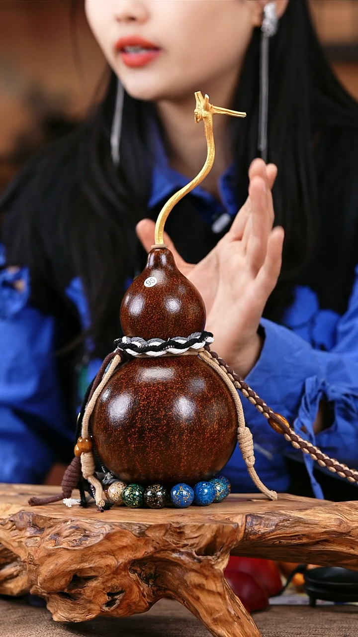 【闪购商品】95—光岳葫天然大漆酒葫芦不含漆珠