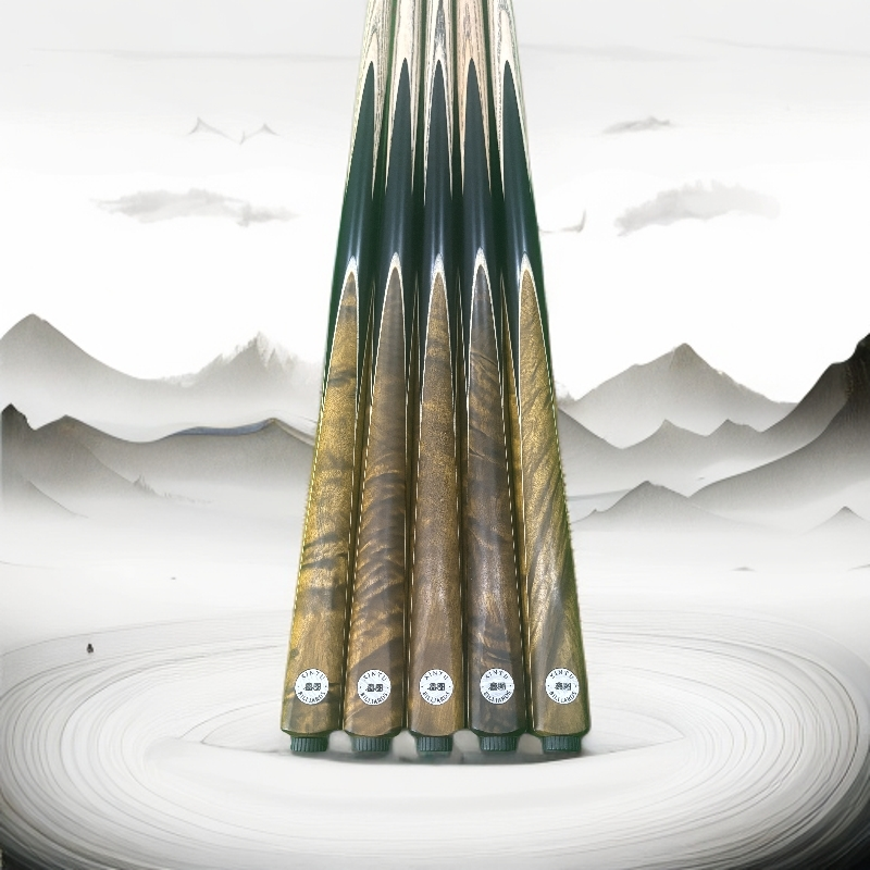 【四插金丝楠木】小头斯诺克台球手工杆适合中八玩法