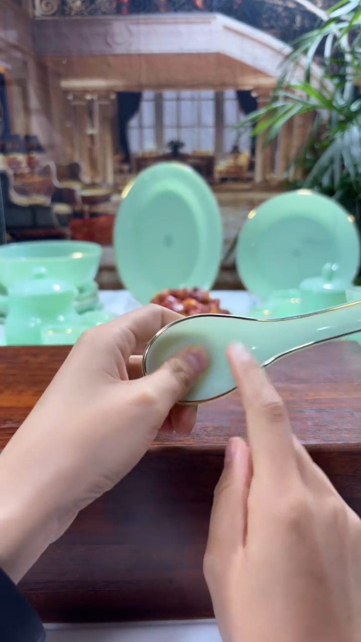 【闪购商品】...小汤勺玉瓷6个  【贝美】  