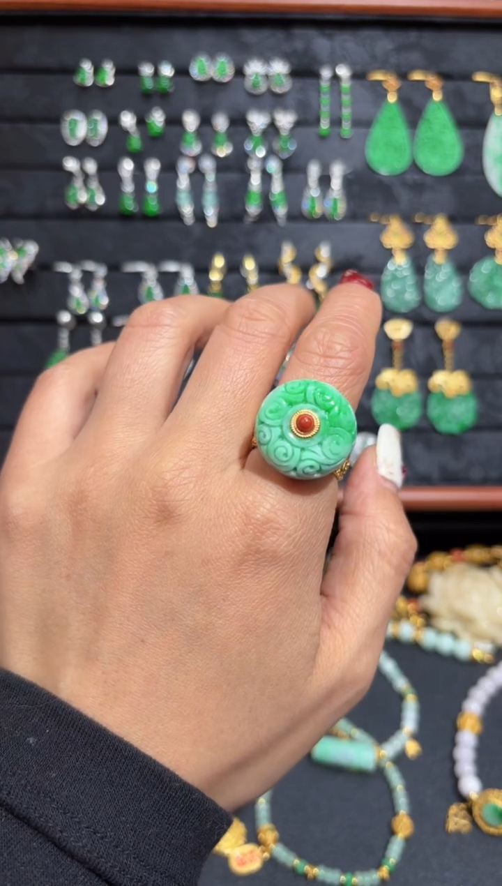 【闪购商品】翡翠颈饰银S925镶嵌缅/支持复检/一件