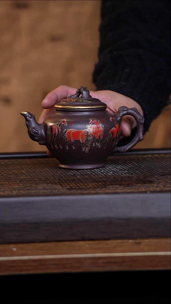 茶壶紫砂宜兴手工原矿紫砂壶001