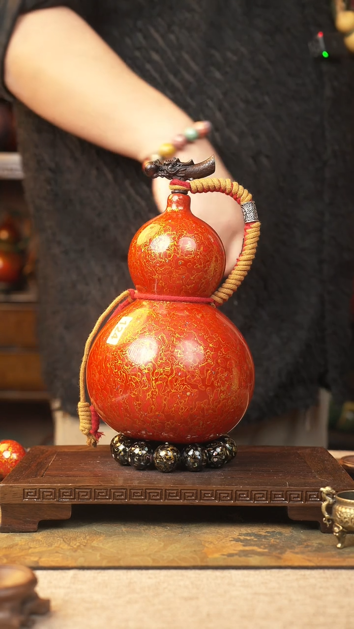 【闪购商品】447大漆葫芦一物一拍记葫堂出品