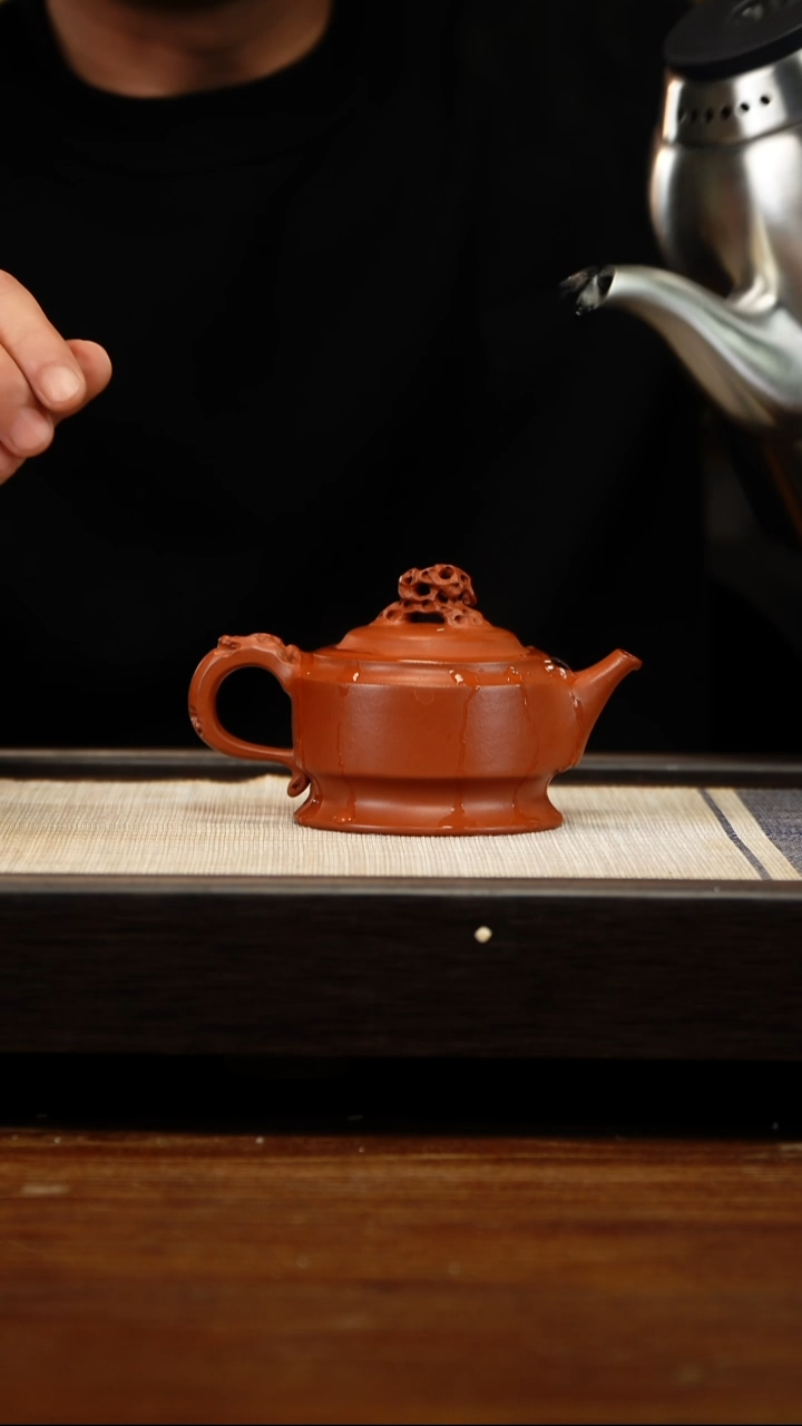 茶壶紫砂朱泥新磐石