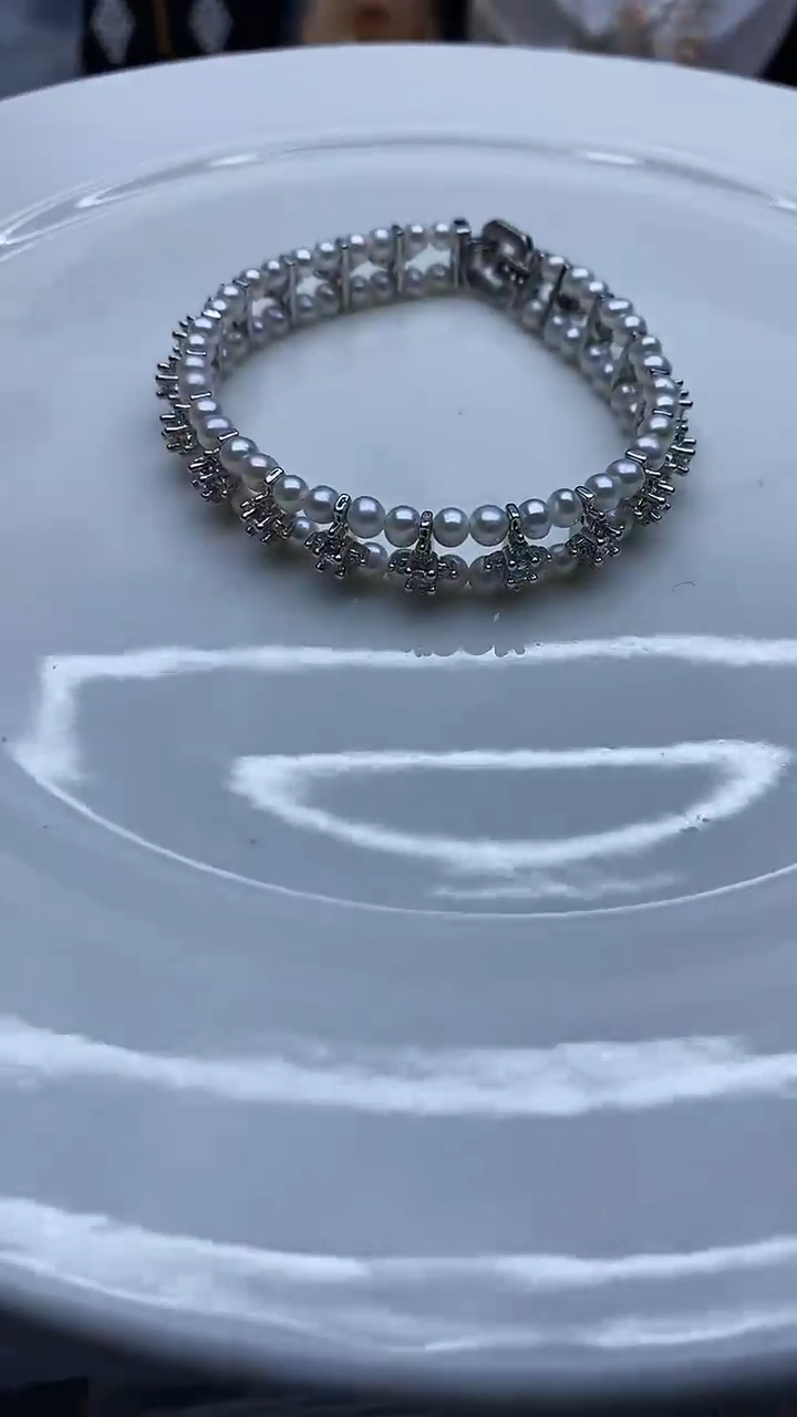 未镶嵌手链淡水珍珠手链