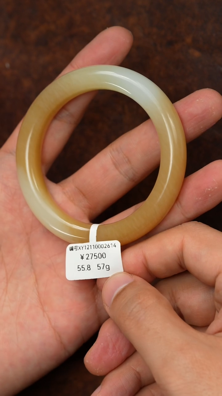 未镶嵌手镯和田玉55.8  XY 