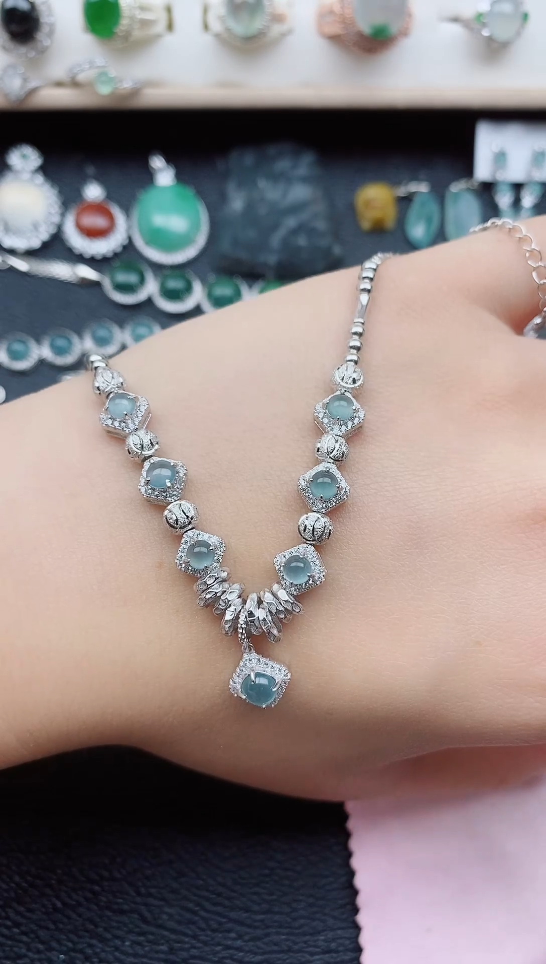 【闪购商品】翡翠戒指银S925镶嵌11111