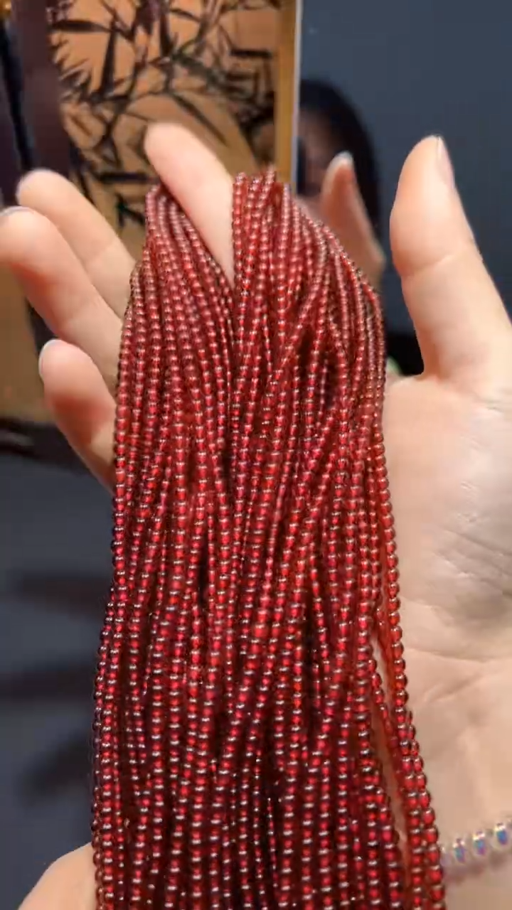 【闪购商品】石榴石颈饰未镶嵌1随机多样性发一