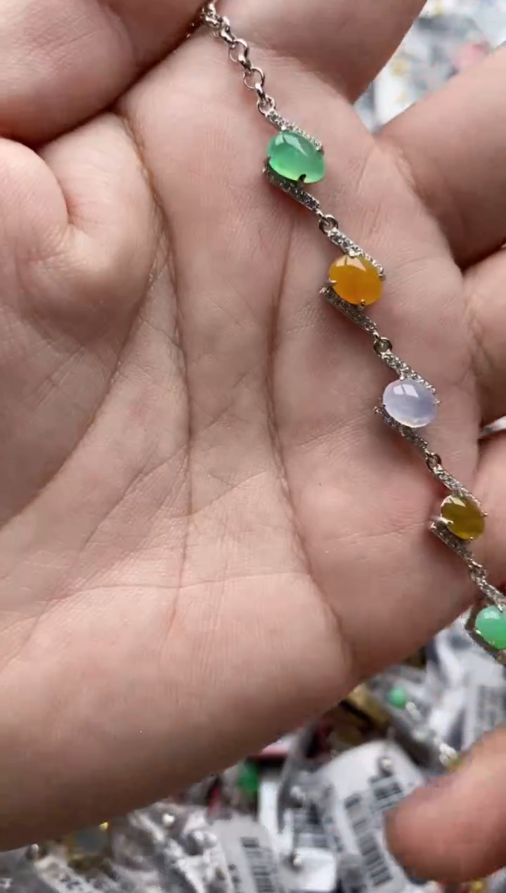 【闪购商品】翡翠戒指银S925镶嵌44444---4