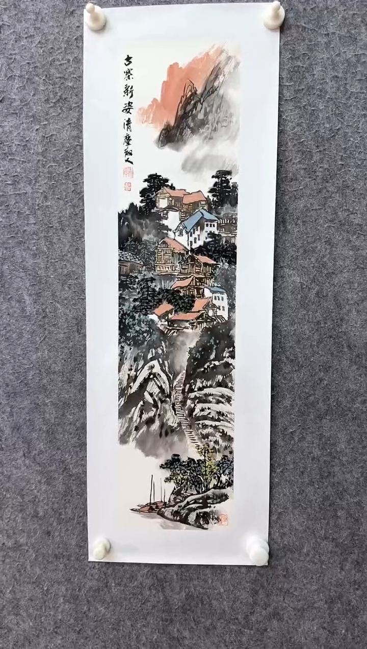 国画ST-DSZ山水绘画作品