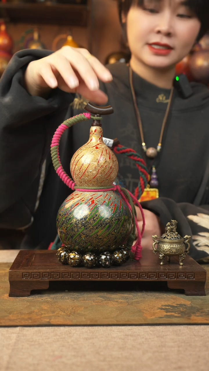 【闪购商品】098大漆葫芦一物一拍记葫堂出品