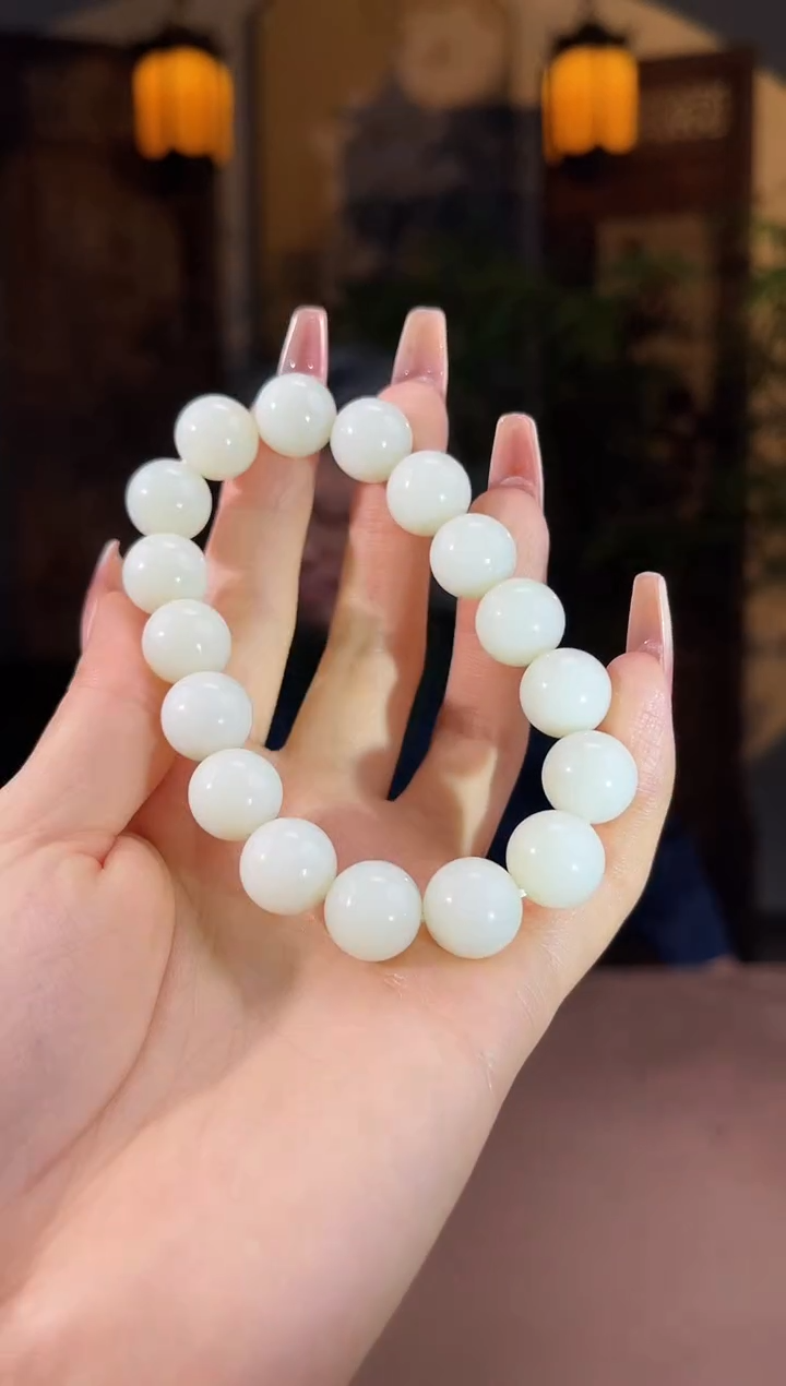 和田玉未镶嵌颈饰S806