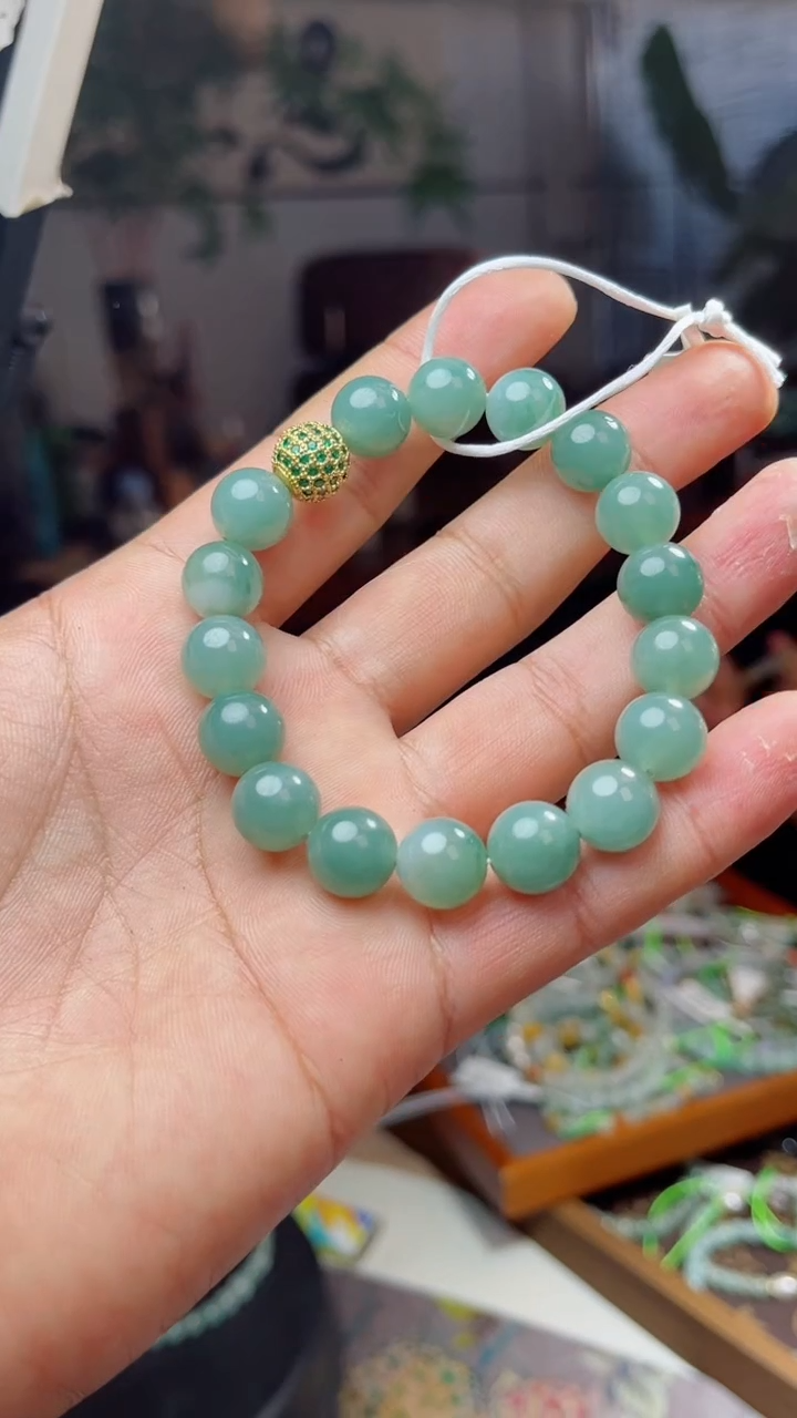 未镶嵌手链翡翠手串