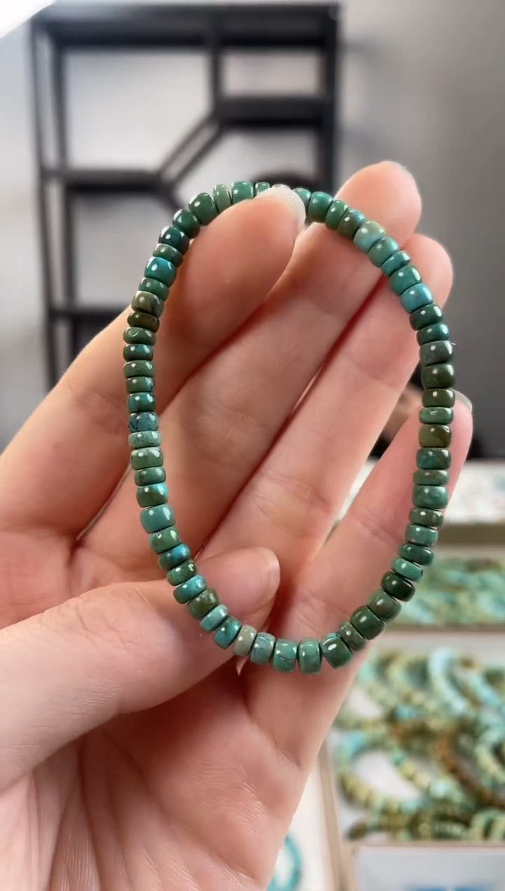 【闪购商品】绿松石珠宝奇石未镶嵌4.8+mm