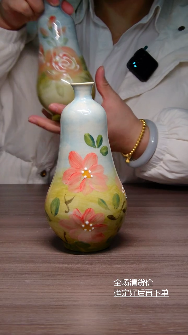 【闪购商品】瓶纯手工手绘景德镇