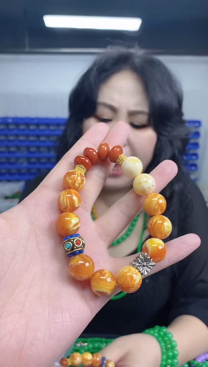 未镶嵌蜜蜡手链闪购链接多样性发其一颜色微差