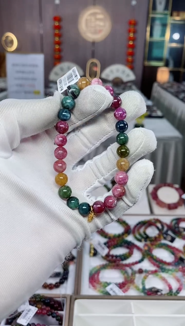 单圈手串未镶嵌碧玺（多样性发一条）xion