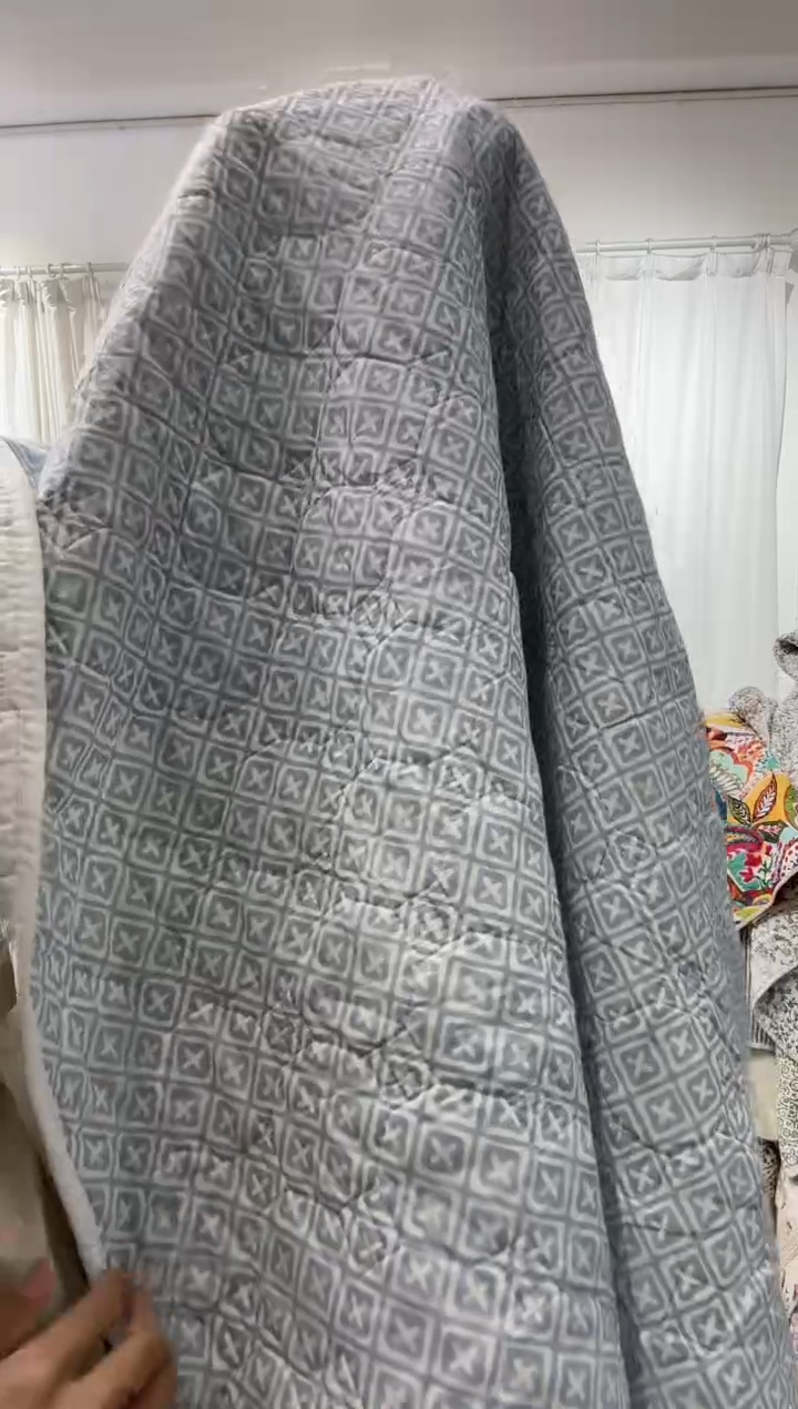 棉100*200单面纯棉床盖18号微瑕