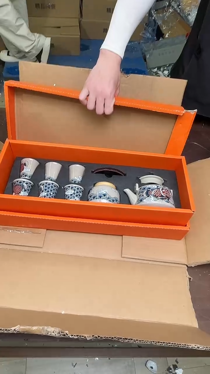 瓷片小强茶具套装