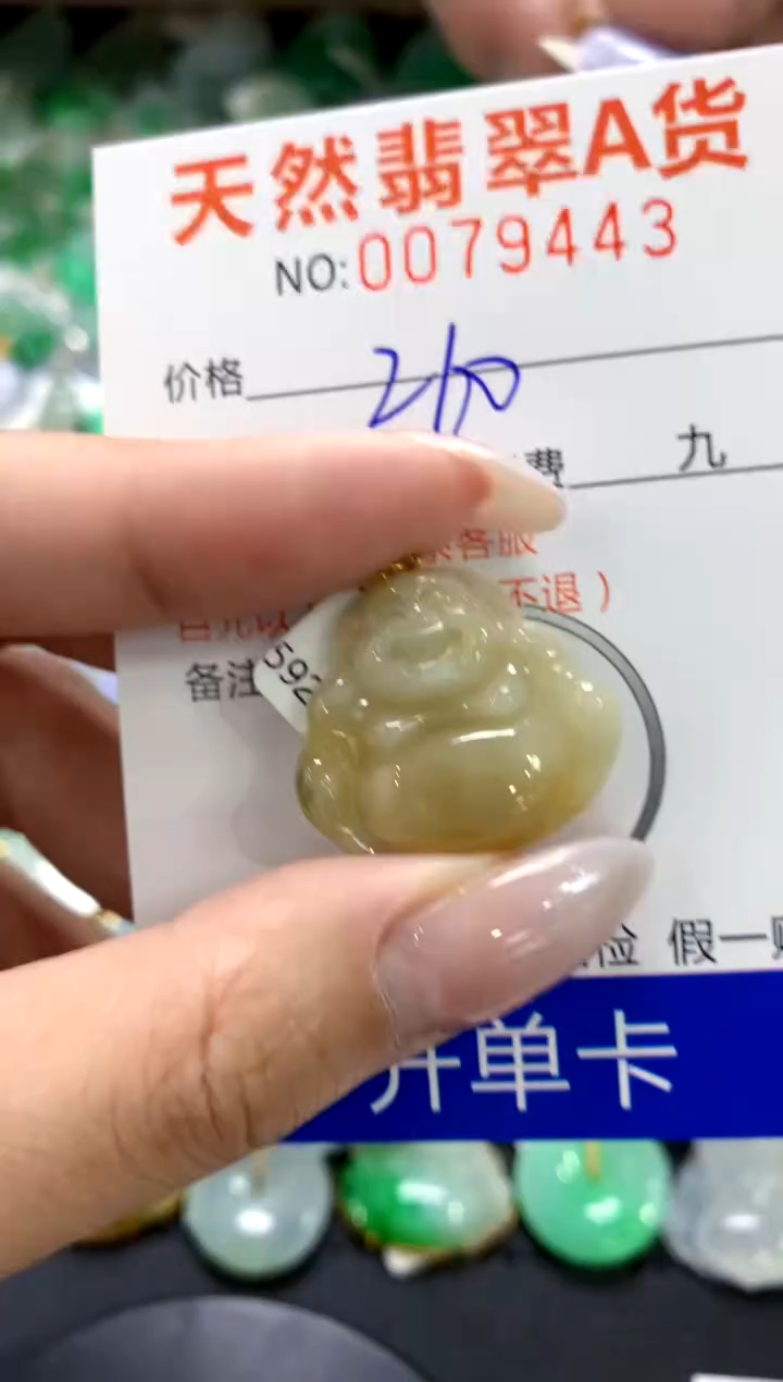 翡翠18K金镶嵌颈饰1111111111111111