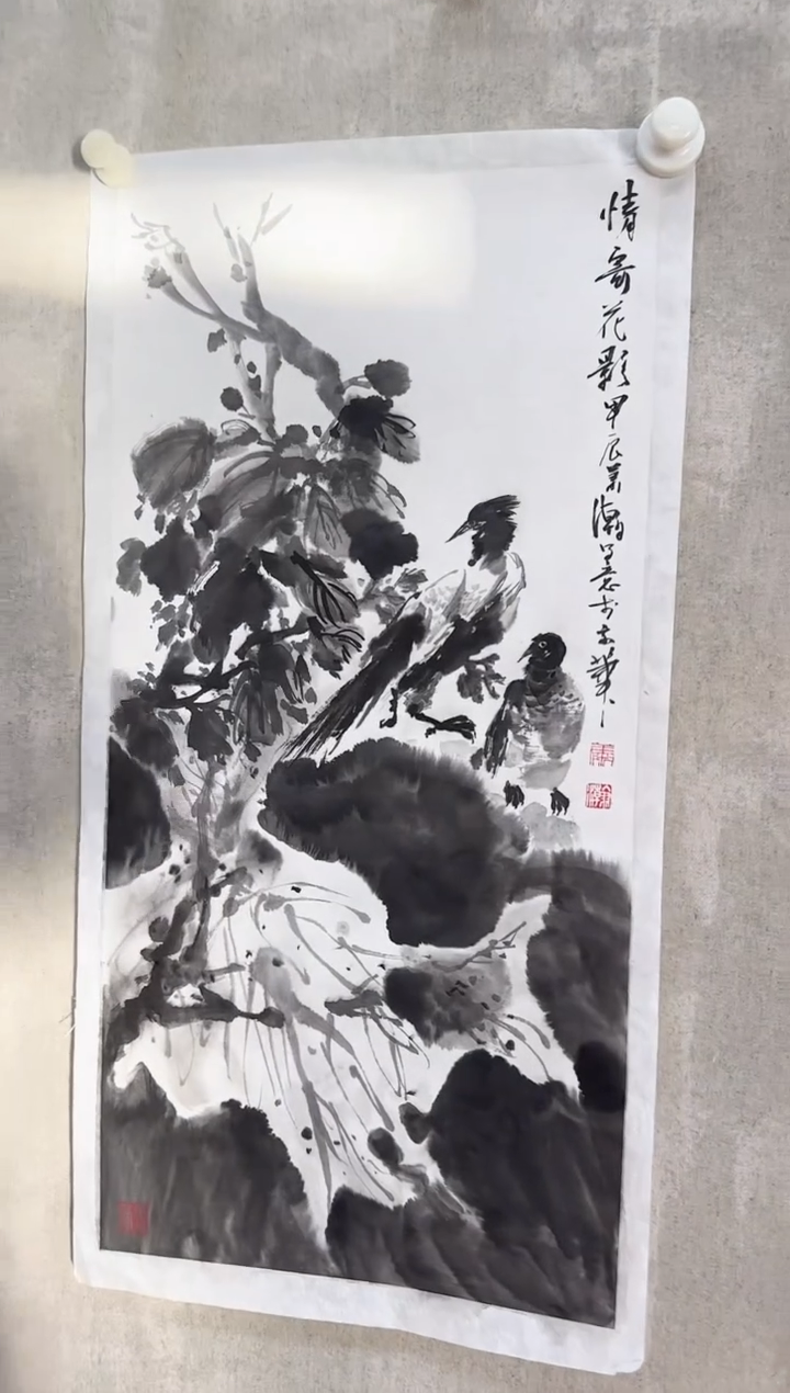 国画萧老师作品分享