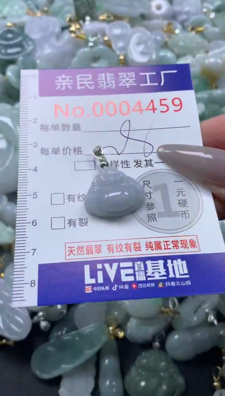 颈饰未镶嵌翡翠4459