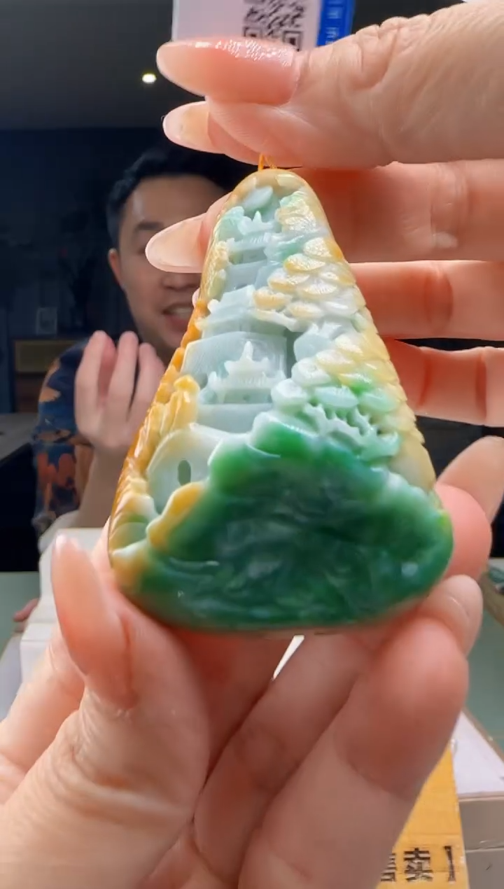【闪购商品】翡翠吊坠(不含链)未镶嵌YJ@@960Q3J14670