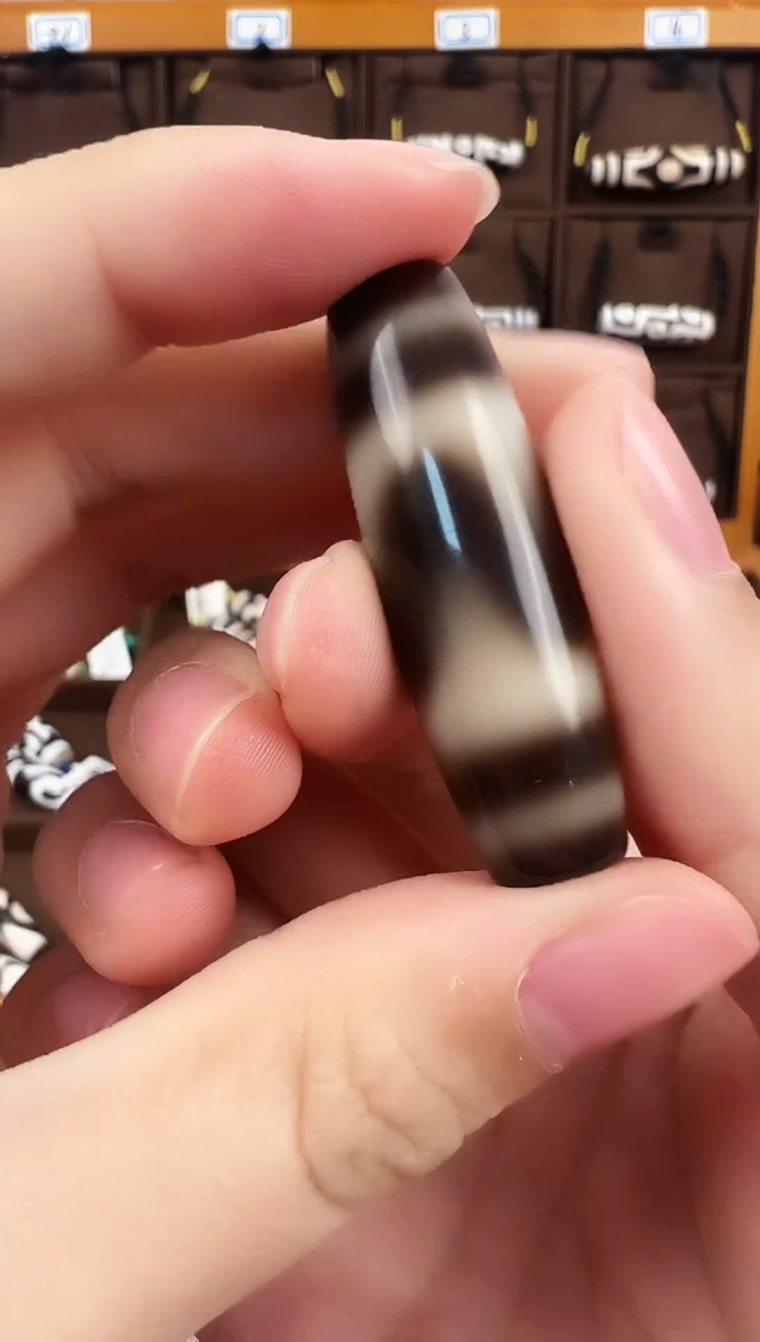 玛瑙/玉髓（覆膜）颈饰未镶嵌106（微瑕）