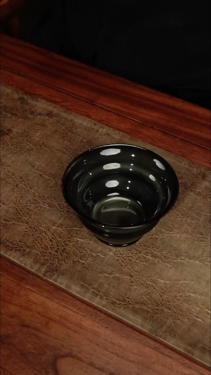 【闪购商品】【览古雅韵】黑窑变水盂