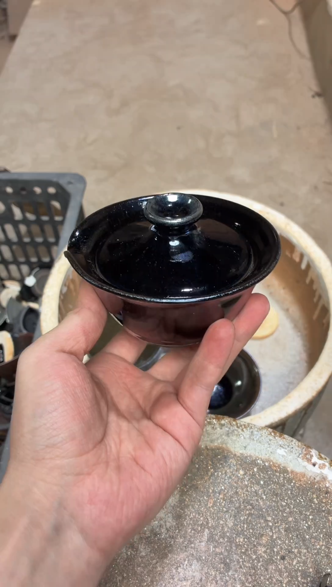 茶盏真柴烧建盏换点柴火