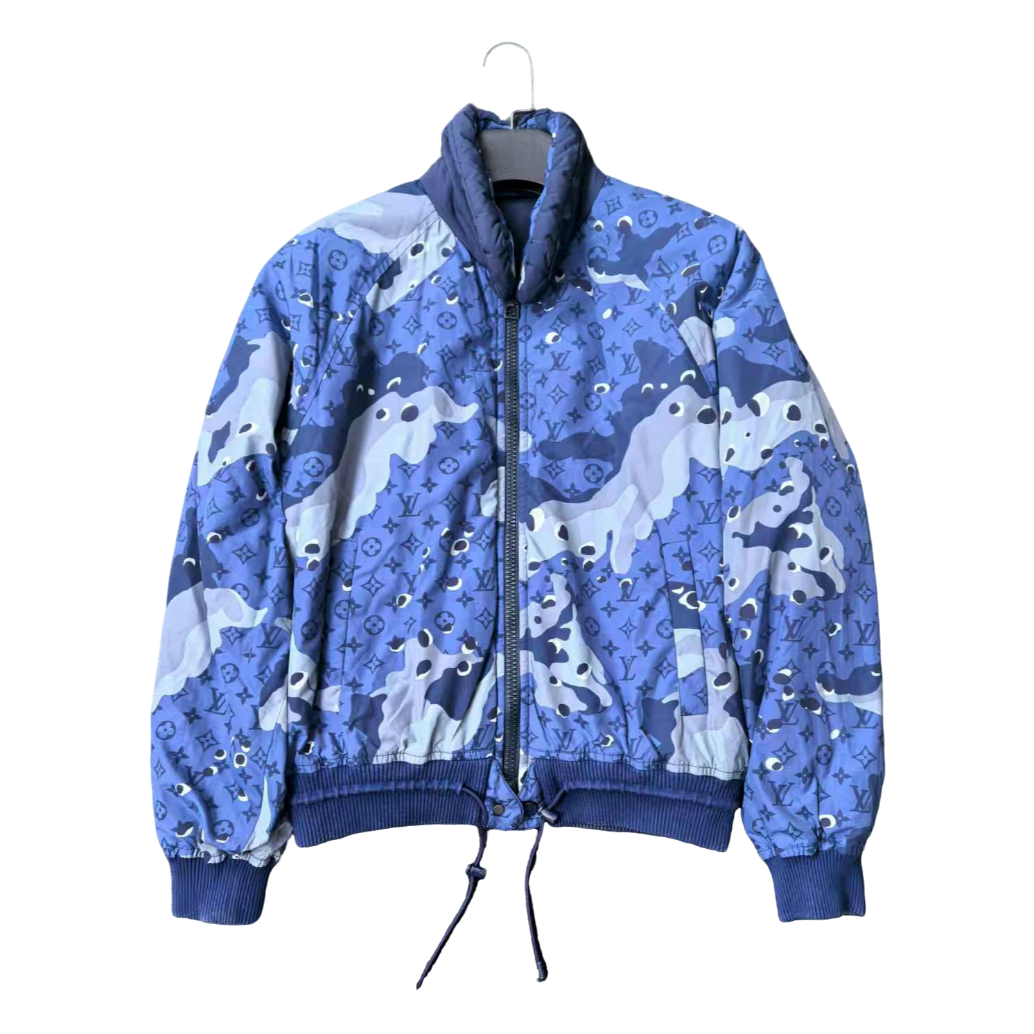 95新 LouisVuitton/路易威登 LV满印双面棉服/50码/98新