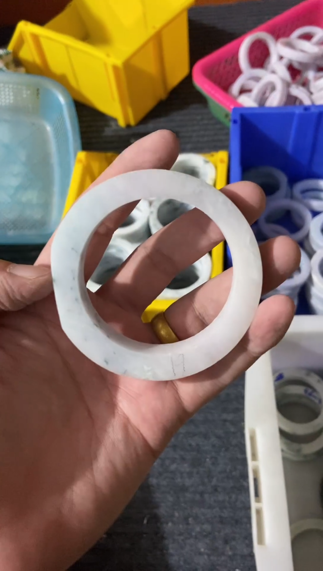 【闪购商品】翡翠手镯未镶嵌天然翡翠手镯加工后不退换