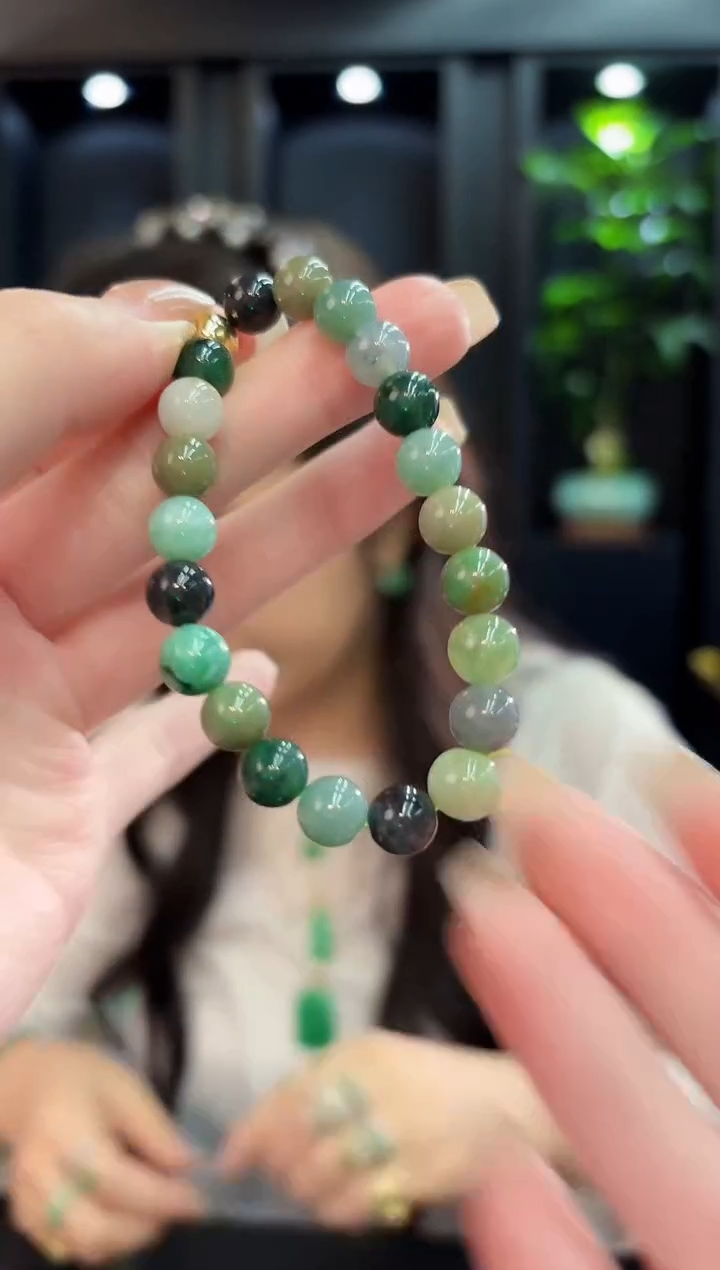 未镶嵌手链翡翠长***生 缅料A货/支持复检/一件