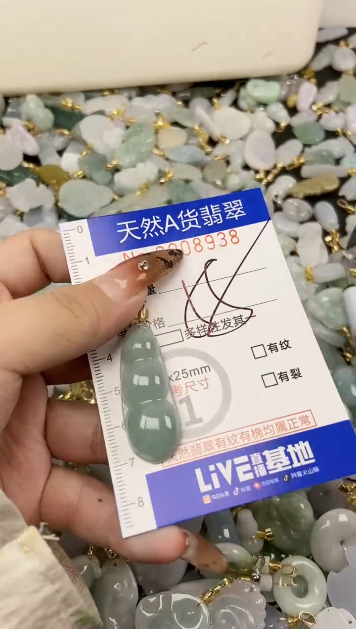 【闪购商品】翡翠颈饰未镶嵌天然A货翡翠