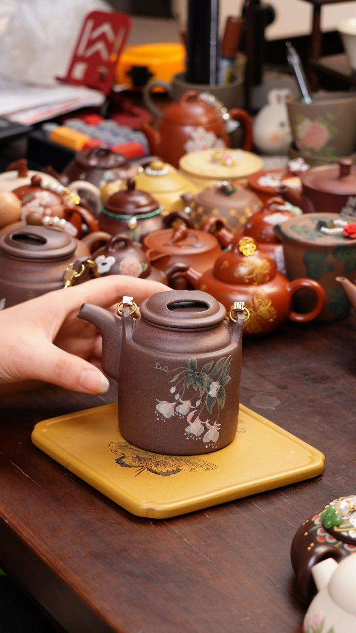 【闪购商品】原矿紫砂手工杯子朱泥