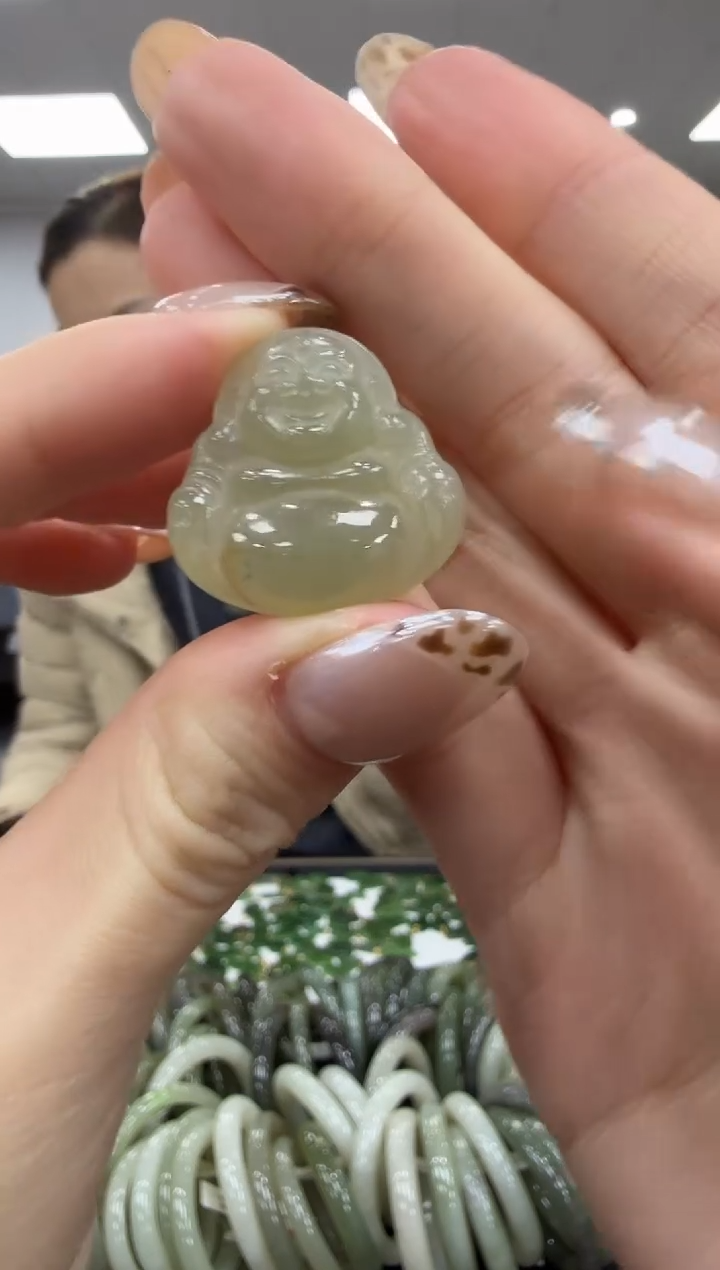 颈饰未镶嵌和田玉多样性发其一zj小佛公