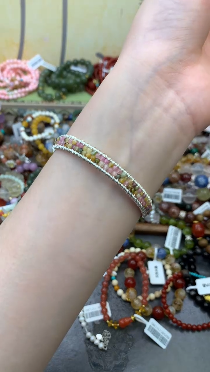 未镶嵌手链碧玺325