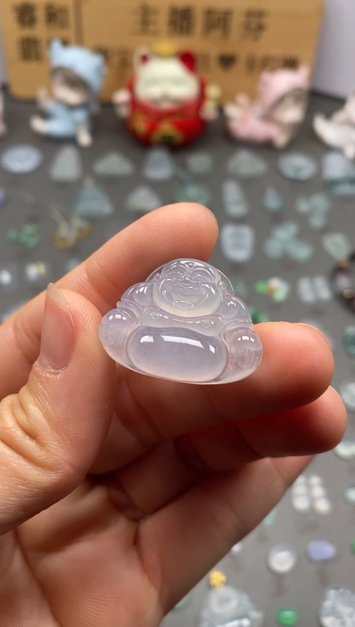 【闪购商品】翡翠颈饰未镶嵌冰佛公/芬