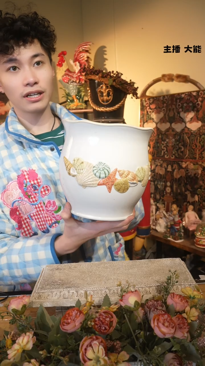 【闪购商品】默认微瑕高端树脂陶瓷摆件W651
